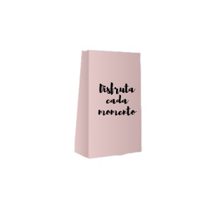 BOLSA COTILLON 12.5x7x24.5 DISFRUTA CADA MOMENTO x 50u